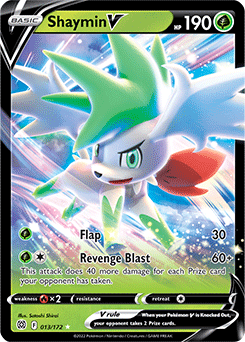 Shaymin  V Brilliant Stars 013 Ultra Rare