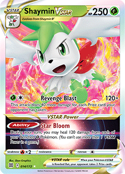 Shaymin V Brilliant Stars 014 Ultra Rare