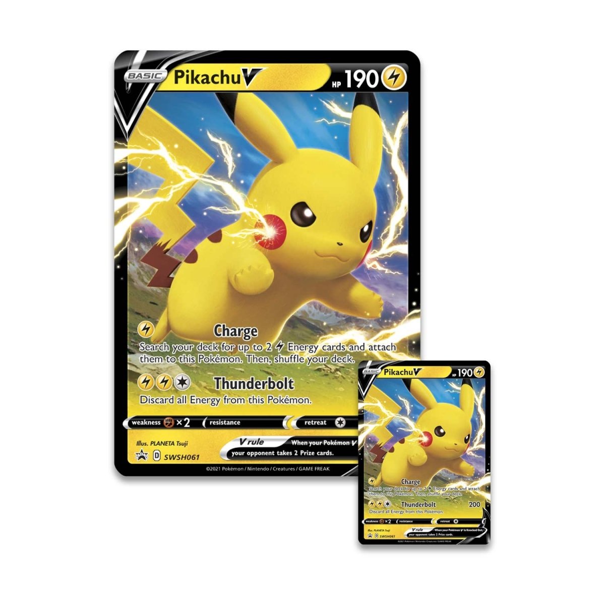 Shining Fates Collection Pikachu V inside 1