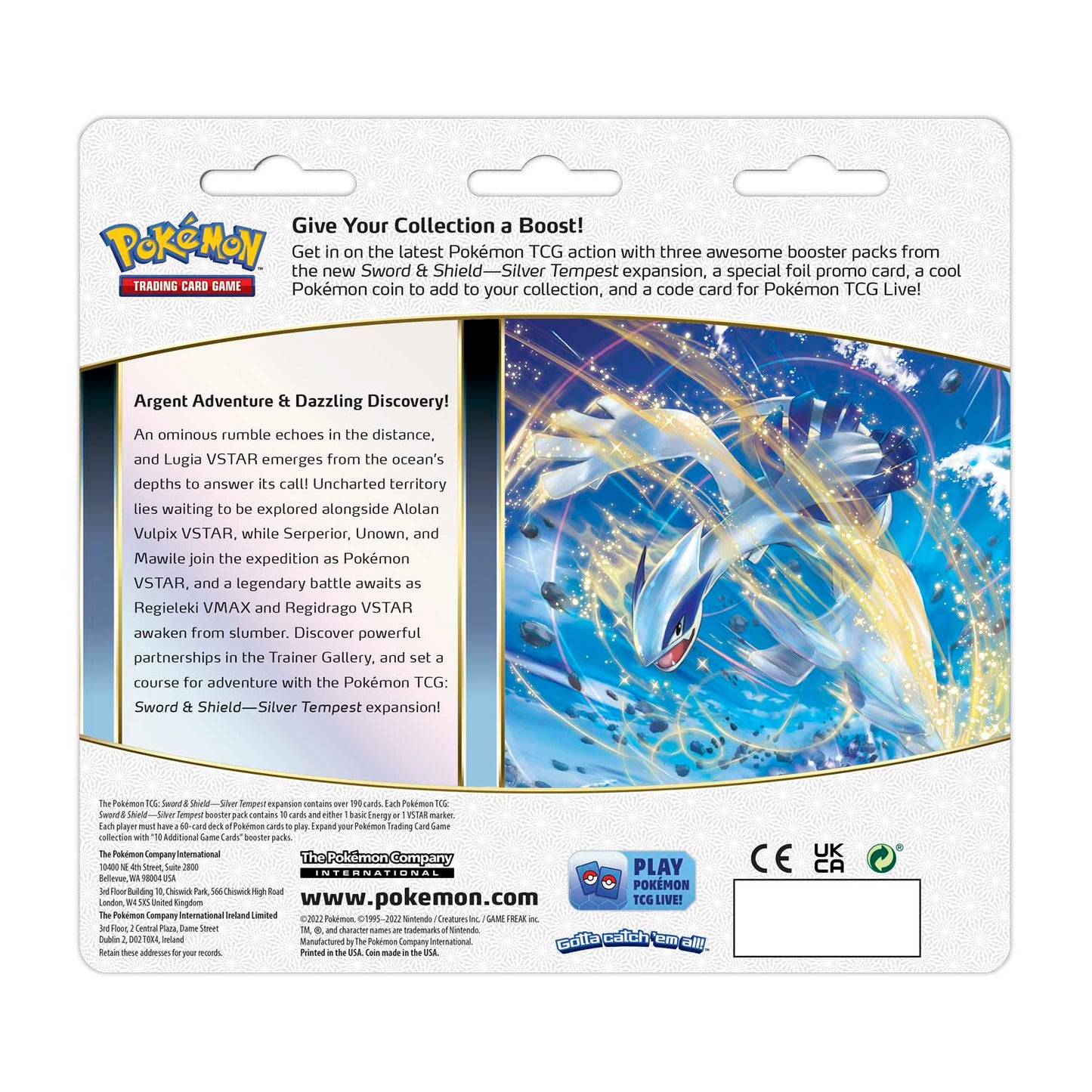 Silver Tempest 3 Pack Blister Manaphy back