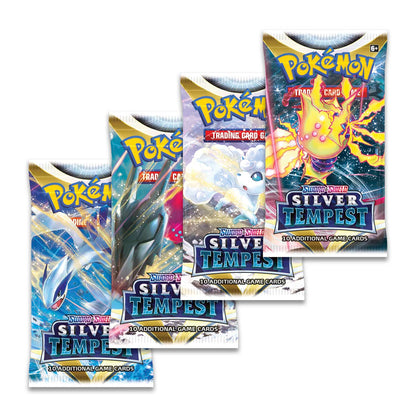 Silver Tempest Booster Box inside