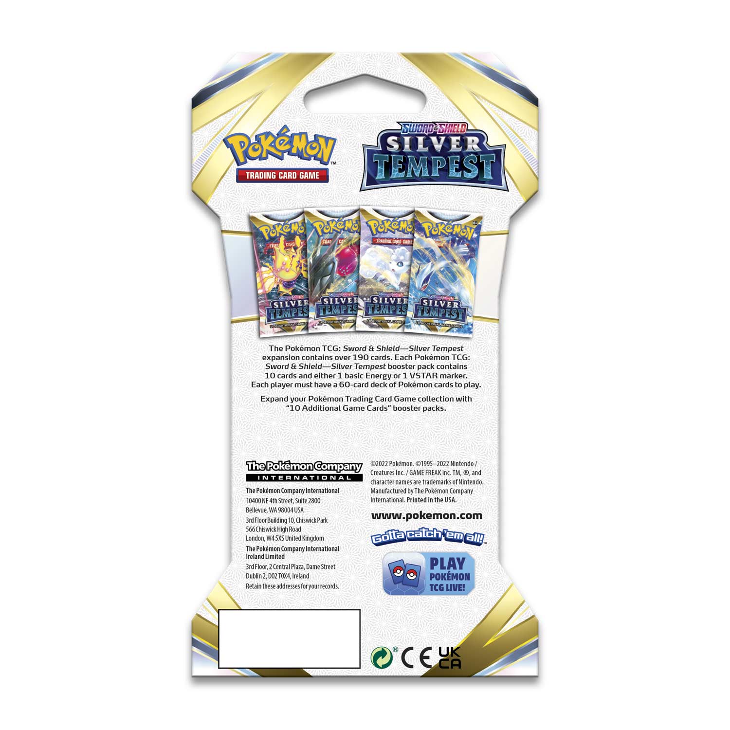 Silver Tempest Sleeved Blister Pack back