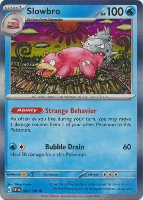 Slowbro Scarlet & Violet Holo 043