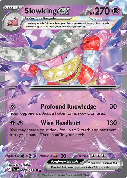 Slowking ex Paldea Evolved 086 Ultra Rare