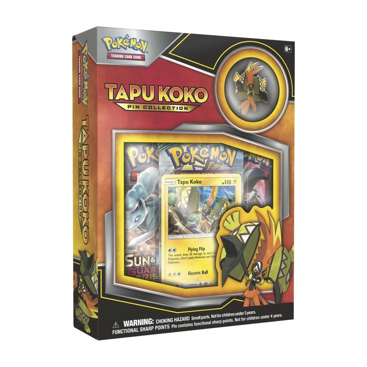 Tapu Koko Pin Collection front