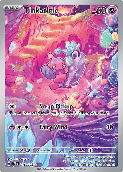 Tinkatink Paldea Evolved 216 Secret Rare