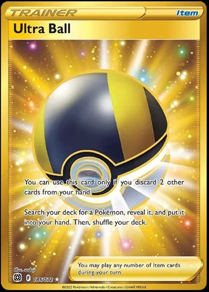 Ultra Ball Brilliant Stars 186 Secret Rare