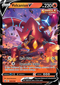 Volcanion V Chilling Reign 025 Ultra Rare