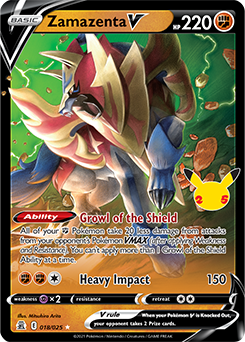 Zamazenta V Celebrations 018 Ultra Rare