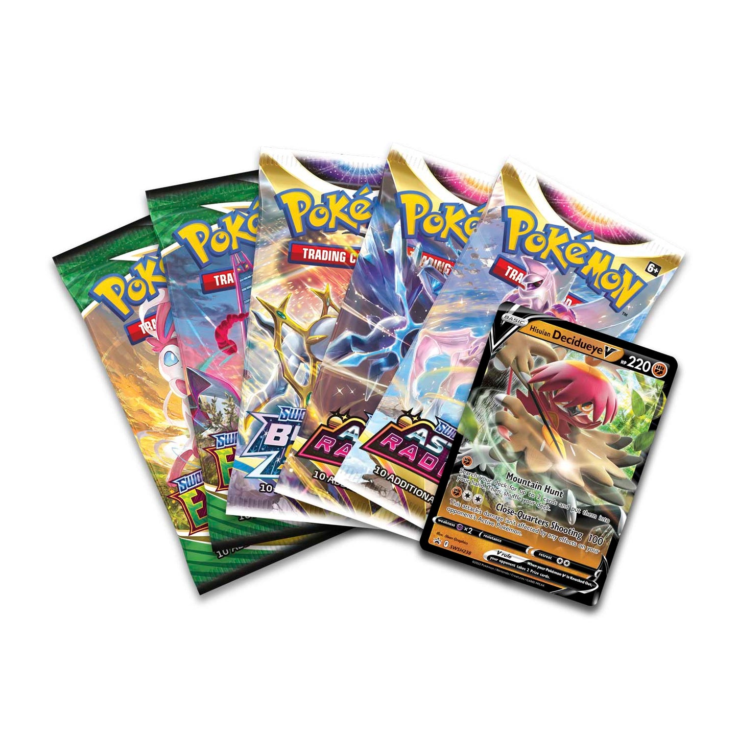 Pokémon TCG: Divergent Powers Tin (Hisuian Decidueye V)