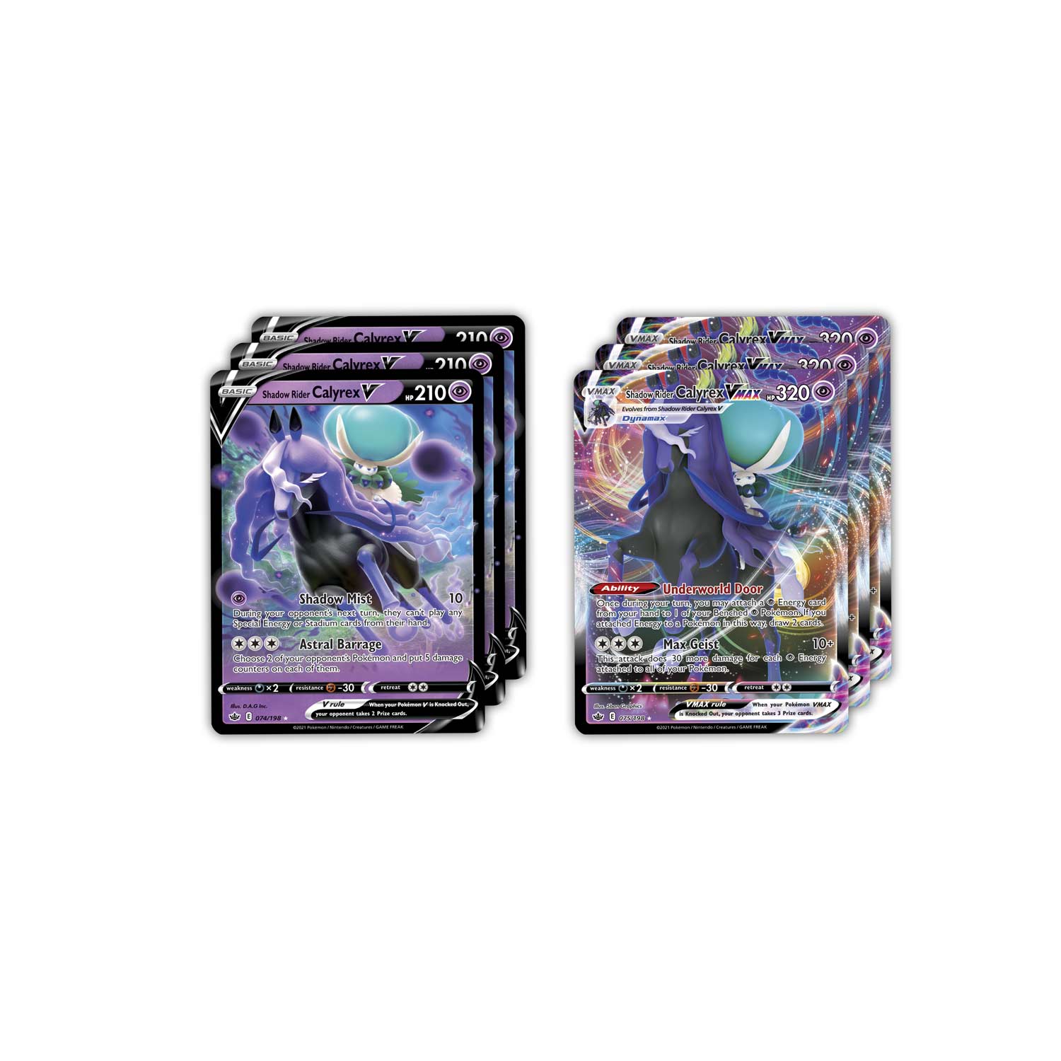 Shadow Rider Calyrex Vmax League Battle Deck 3